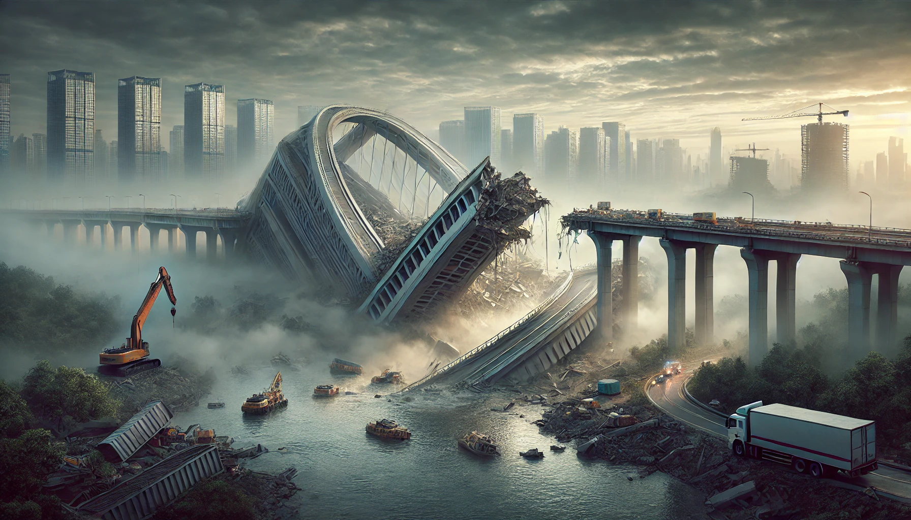 انهيار جسر في الصين يثير تساؤلات حول سلامة البنية التحتية